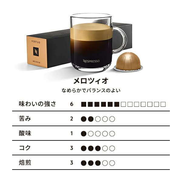 Amazon.co.jp: 【ネスプレッソ公式】ネスプレッソ メロツィオ 4本